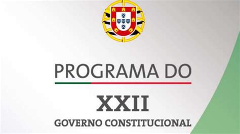 xxii governo de portugal